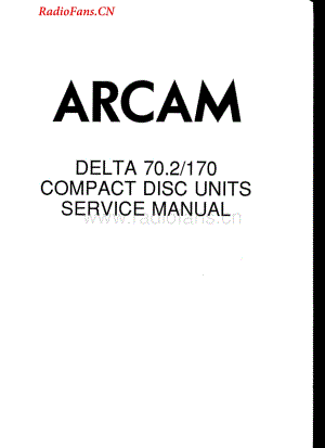 Arcam-Delta70.2-cd-sm维修电路图 手册.pdf
