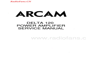 Arcam-Delta120-pwr-sm维修电路图 手册.pdf