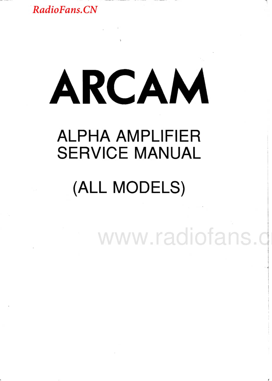 Arcam-Alpha-all-pwr-sm维修电路图 手册.pdf_第1页