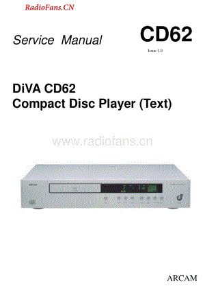 Arcam-CD62-cd-sm维修电路图 手册.pdf