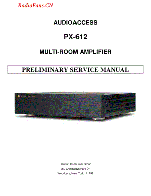 AudioAccess-PX612-pwr-sm维修电路图 手册.pdf