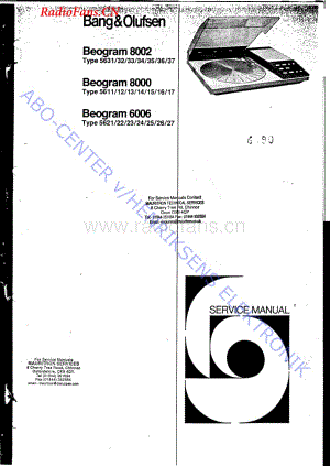 B&O-Beogram8002-type-563x维修电路图 手册.pdf