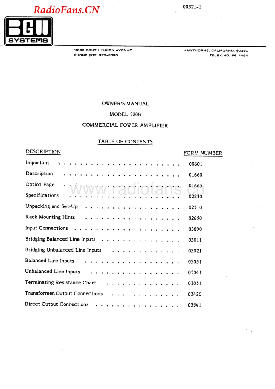 BGW-320B-pwr-sm维修电路图 手册.pdf_第1页