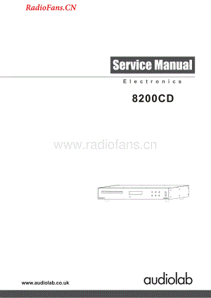 Audiolab-8200CD-cd-sm维修电路图 手册.pdf