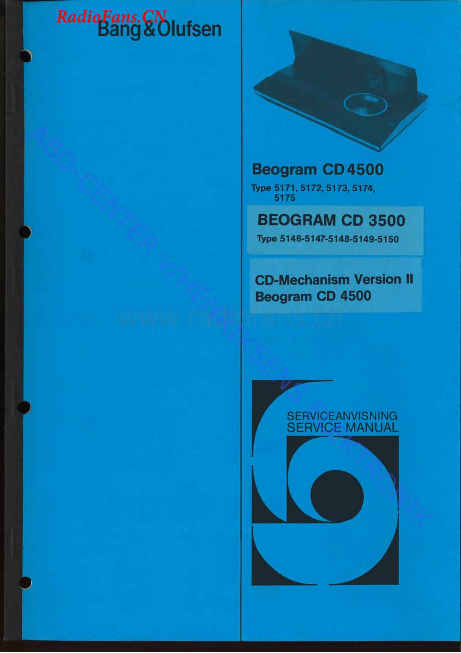 B&O-BeogramCD3500-type-51xx维修电路图 手册.pdf_第1页