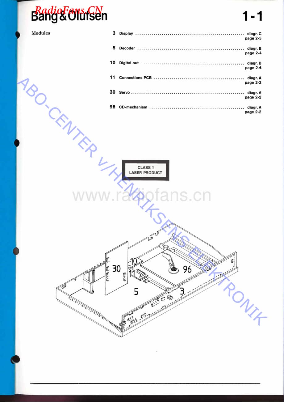 B&O-BeogramCD3500-type-51xx维修电路图 手册.pdf_第2页
