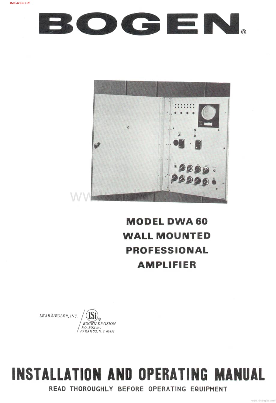 Bogen-DWA60-pwr-sch维修电路图 手册.pdf_第1页