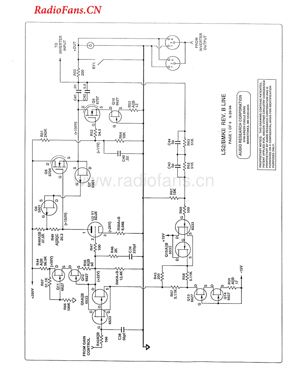 AudioResearch-LS2-LS2ii-pre-sm维修电路图 手册.pdf_第2页