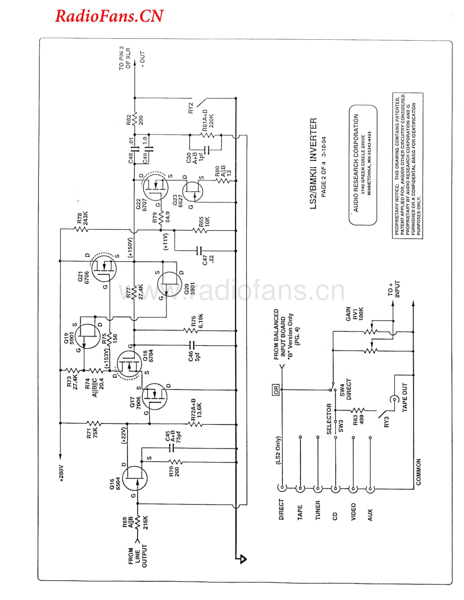 AudioResearch-LS2-LS2ii-pre-sm维修电路图 手册.pdf_第3页