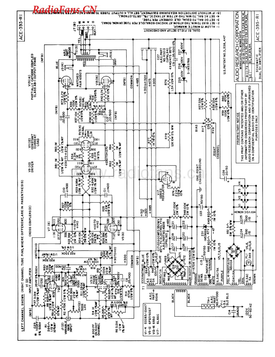 AudioResearch-D51-pwr-sch维修电路图 手册.pdf_第3页