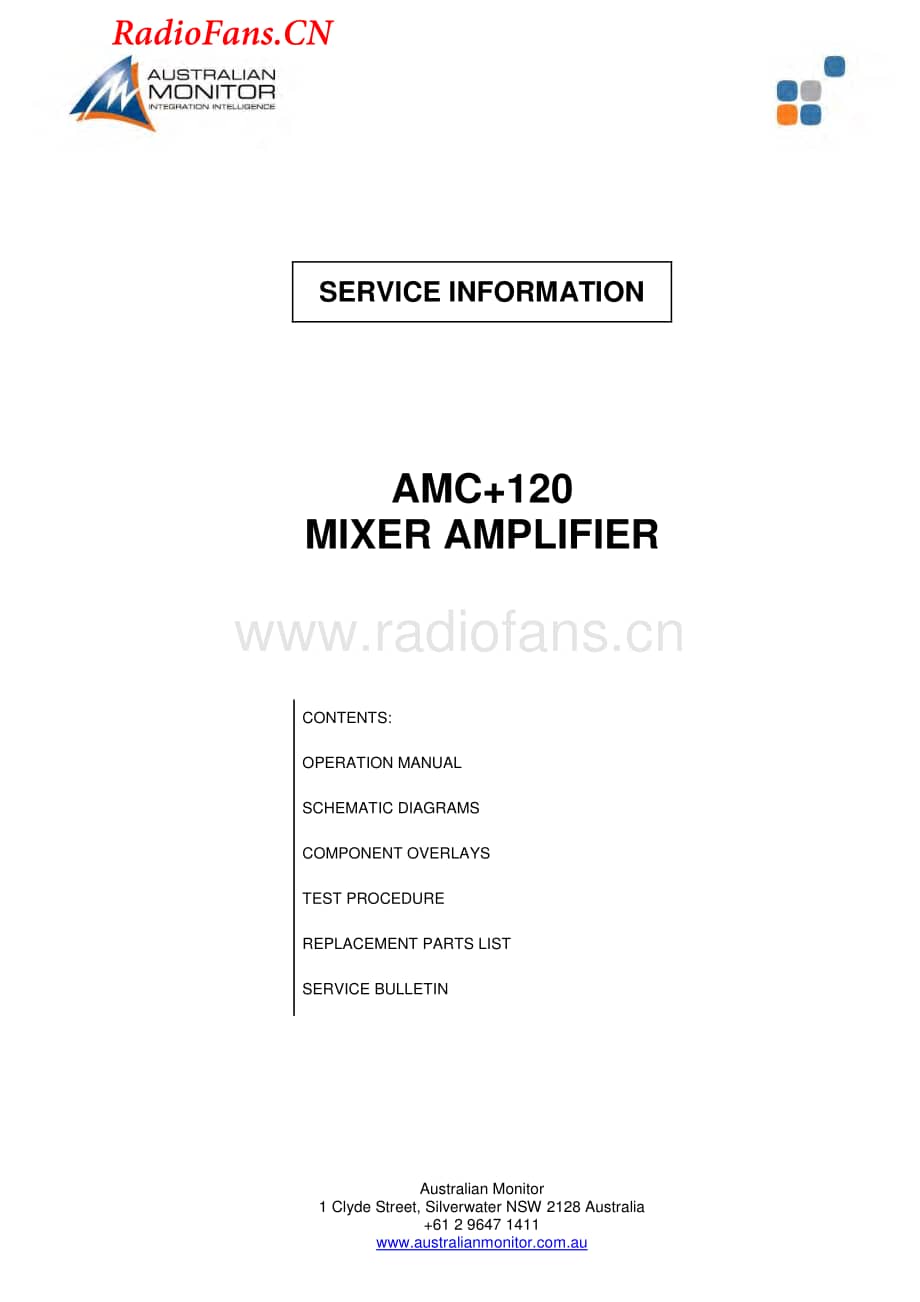 AustralianMonitor-AMCplus120-pwr-sm维修电路图 手册.pdf_第1页