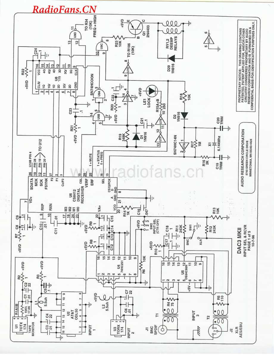 AudioResearch-DAC3ii-dac-sch维修电路图 手册.pdf_第2页