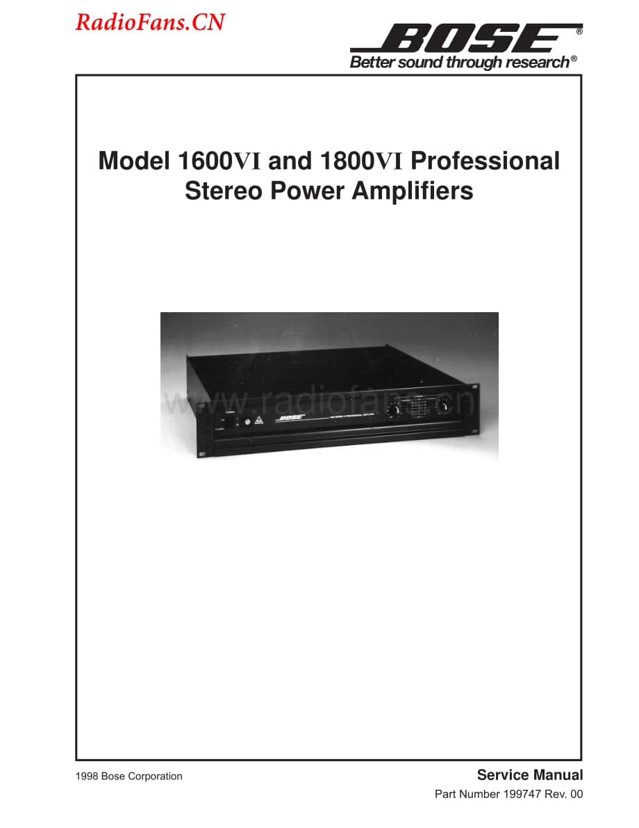 Bose-1600VI-pwr-sm维修电路图 手册.pdf_第1页