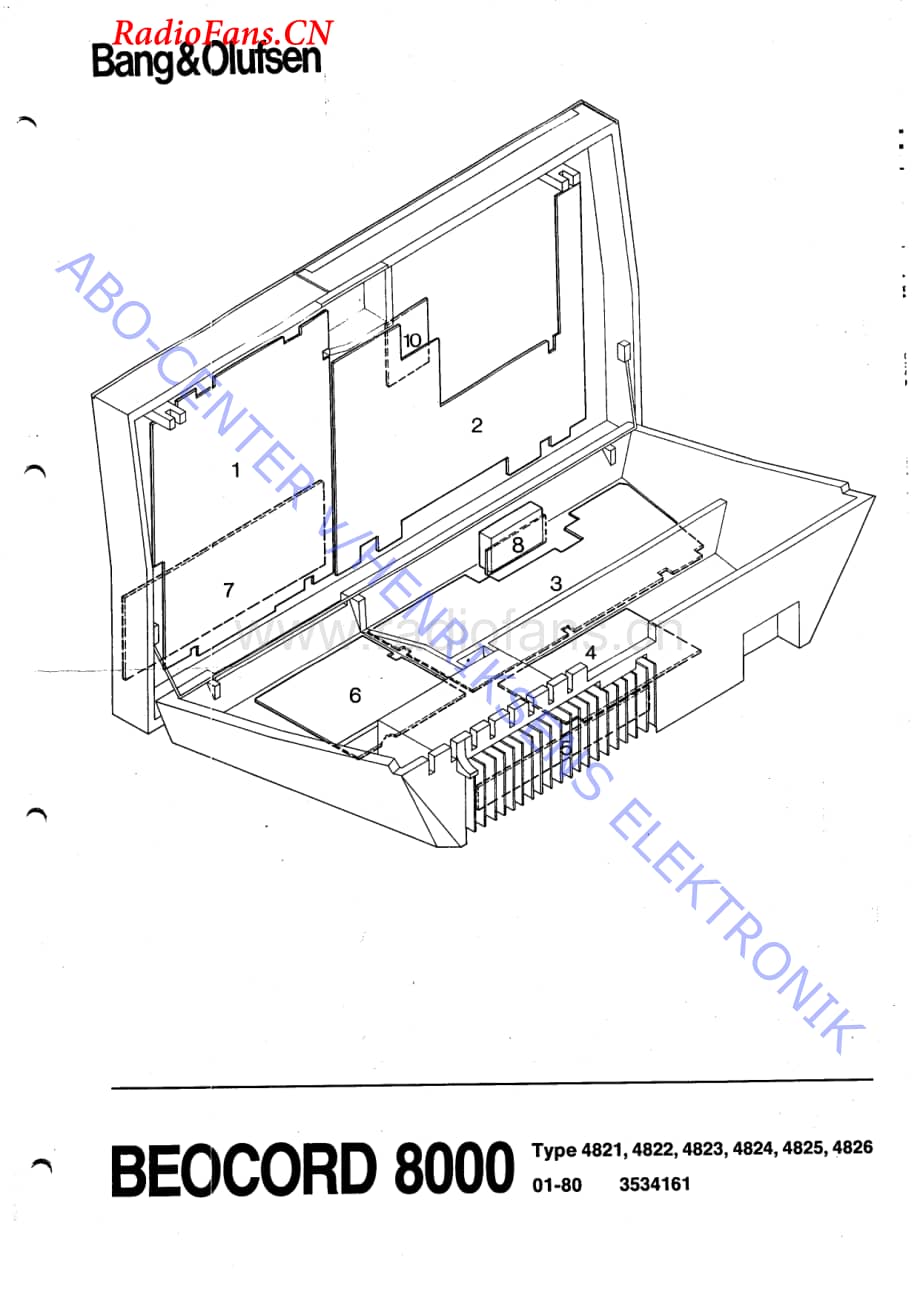 B&O-Beocord8000-type-482x维修电路图 手册.pdf_第1页