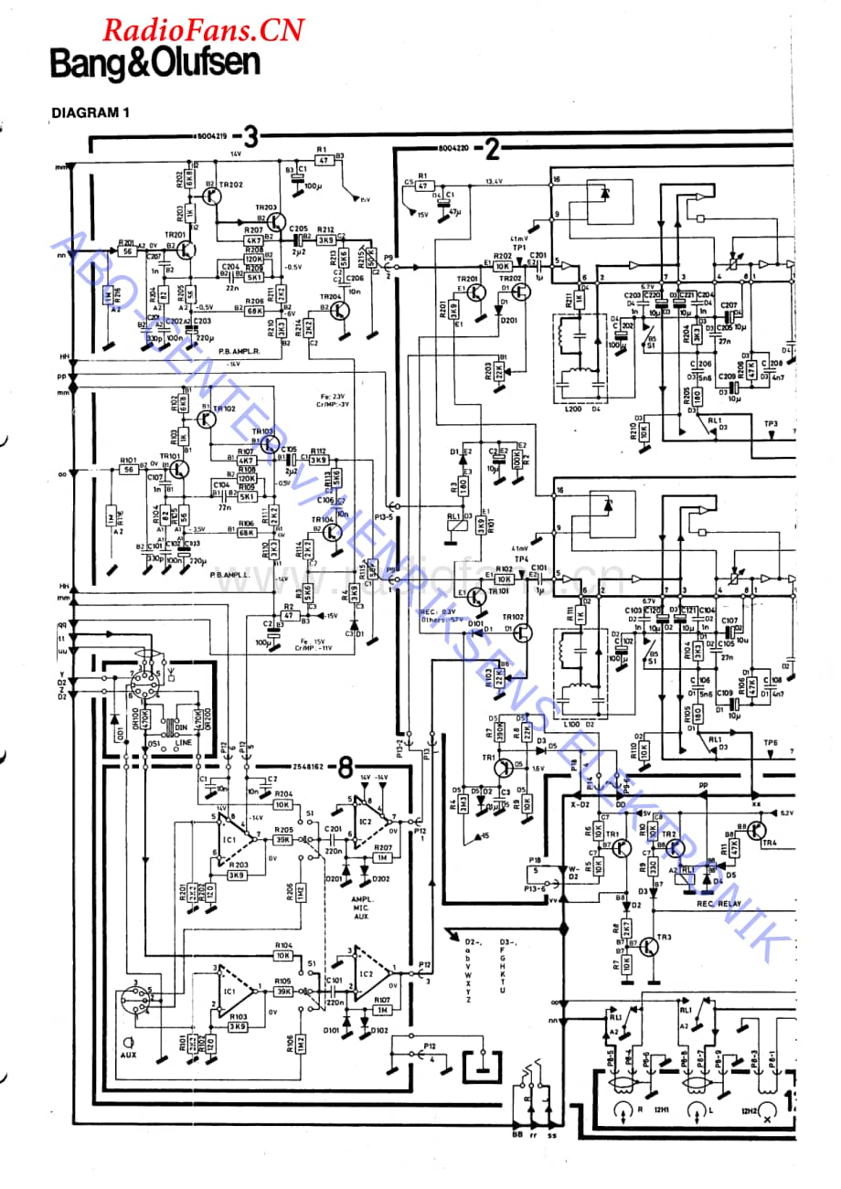 B&O-Beocord8000-type-482x维修电路图 手册.pdf_第3页