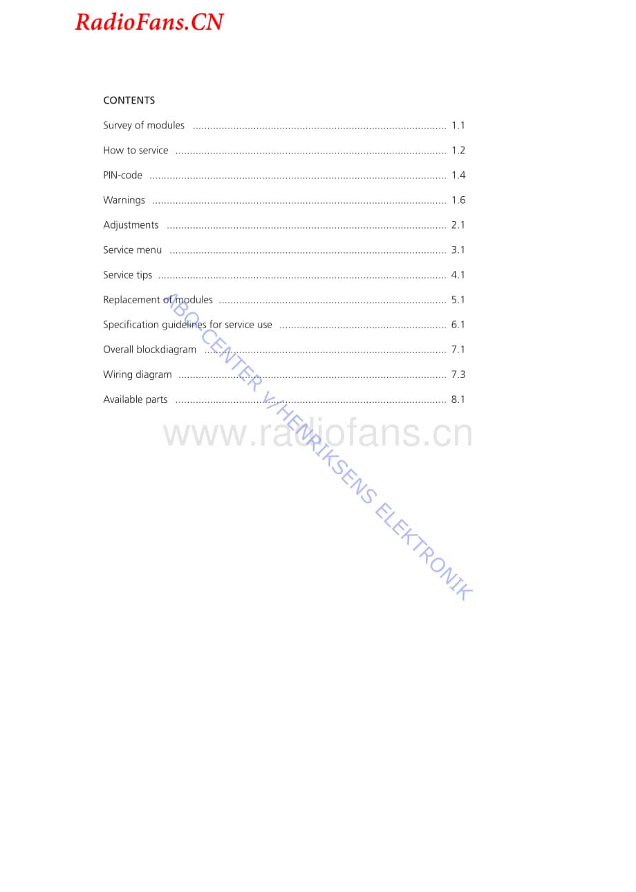 B&O-Beocenter2-type-28xx维修电路图 手册.pdf_第2页