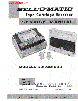 BellSound-601-tape-sm维修电路图 手册.pdf
