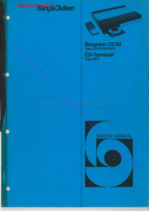 B&O-BeogramCD50-Type-511x维修电路图 手册.pdf