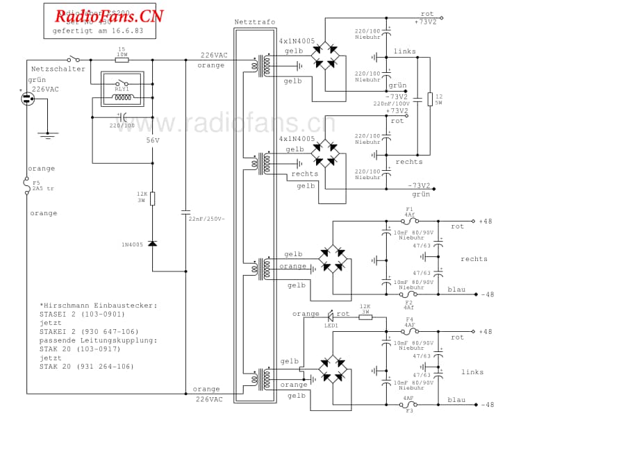 Audiolabor-ES200-pwr-sm维修电路图 手册.pdf_第3页