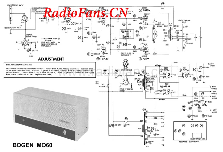 Bogen-MO60-pwr-sch维修电路图 手册.pdf_第1页