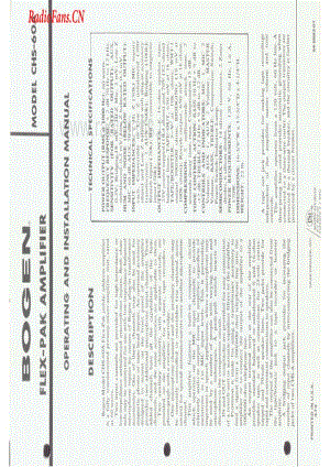 Bogen-CHS60A-int-sm维修电路图 手册.pdf
