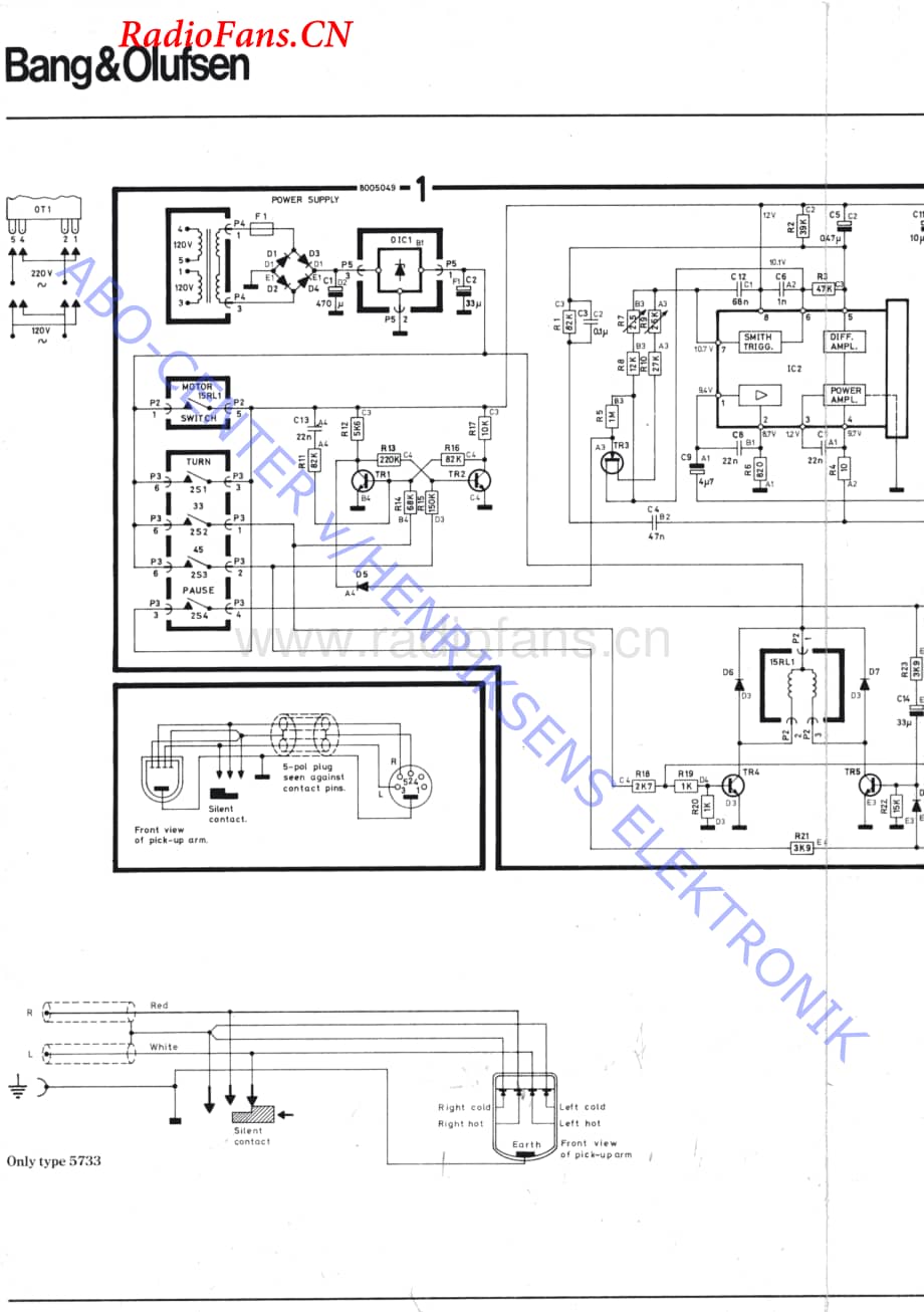 B&O-Beogram3404-type-5747维修电路图 手册.pdf_第2页