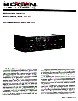 Bogen-DMA20-pwr-sch维修电路图 手册.pdf