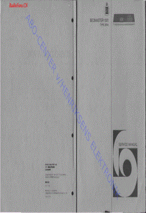 B&O-Beomaster1001-type-2504维修电路图 手册.pdf