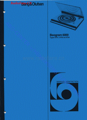 B&O-Beogram6000-type-575x维修电路图 手册.pdf