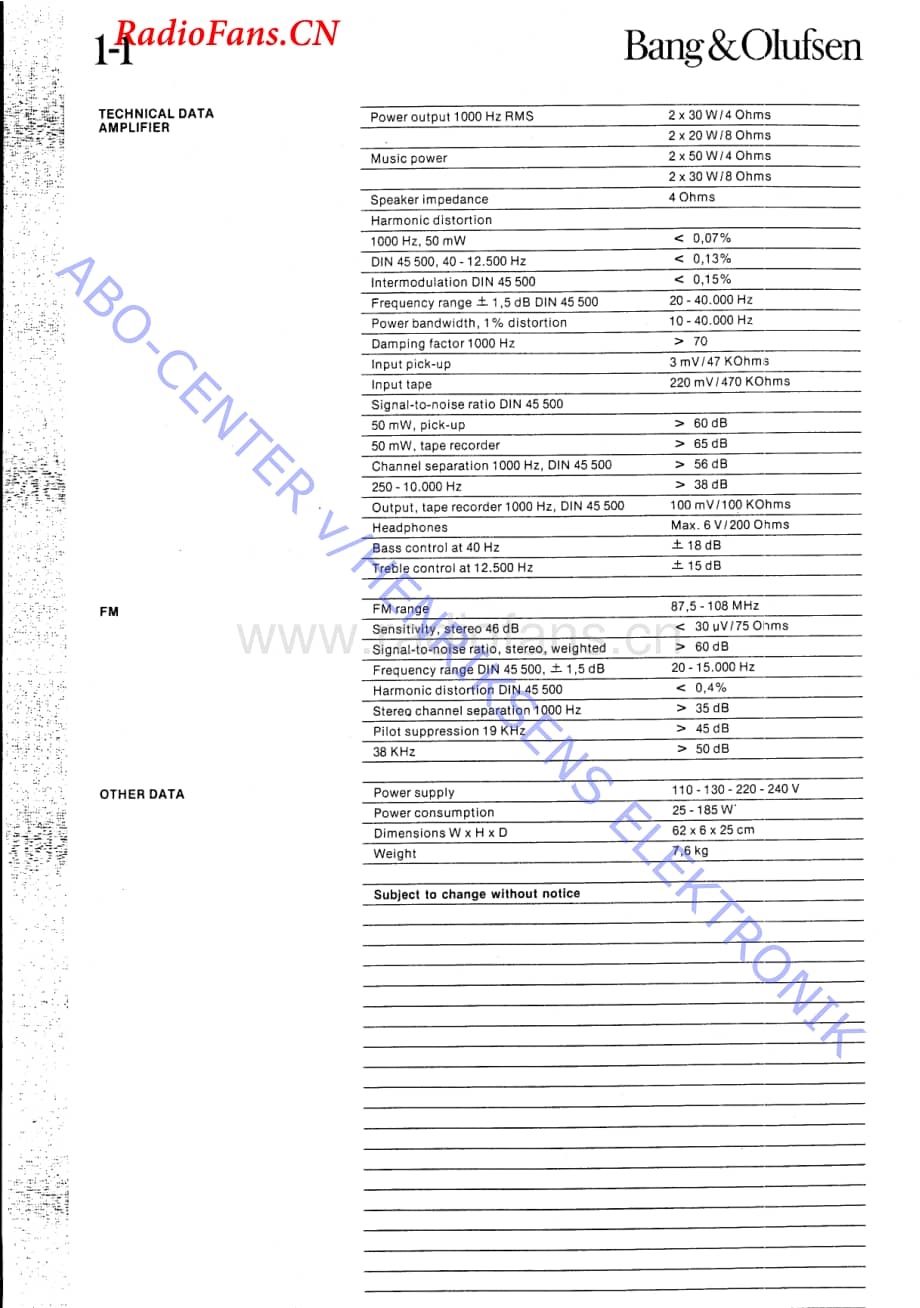 B&O-Beomaster1900-type-290x维修电路图 手册.pdf_第2页