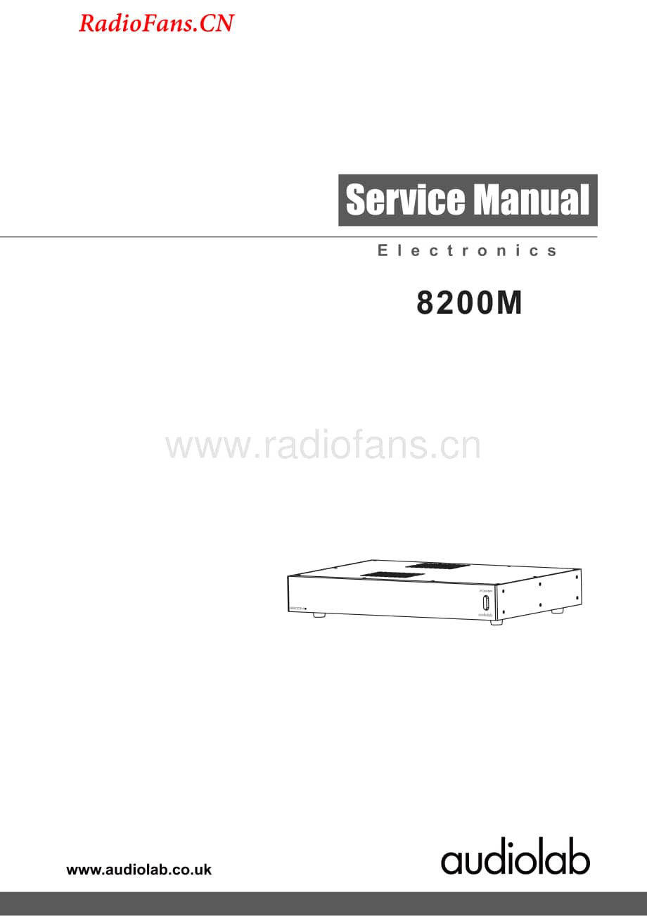 Audiolab-8200M-pwr-sm维修电路图 手册.pdf_第1页