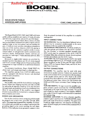 Bogen-C60C-pa-sm维修电路图 手册.pdf