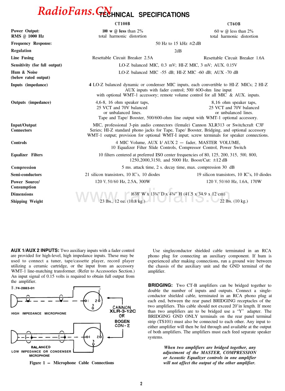 Bogen-CT100B-pa-sm维修电路图 手册.pdf_第2页