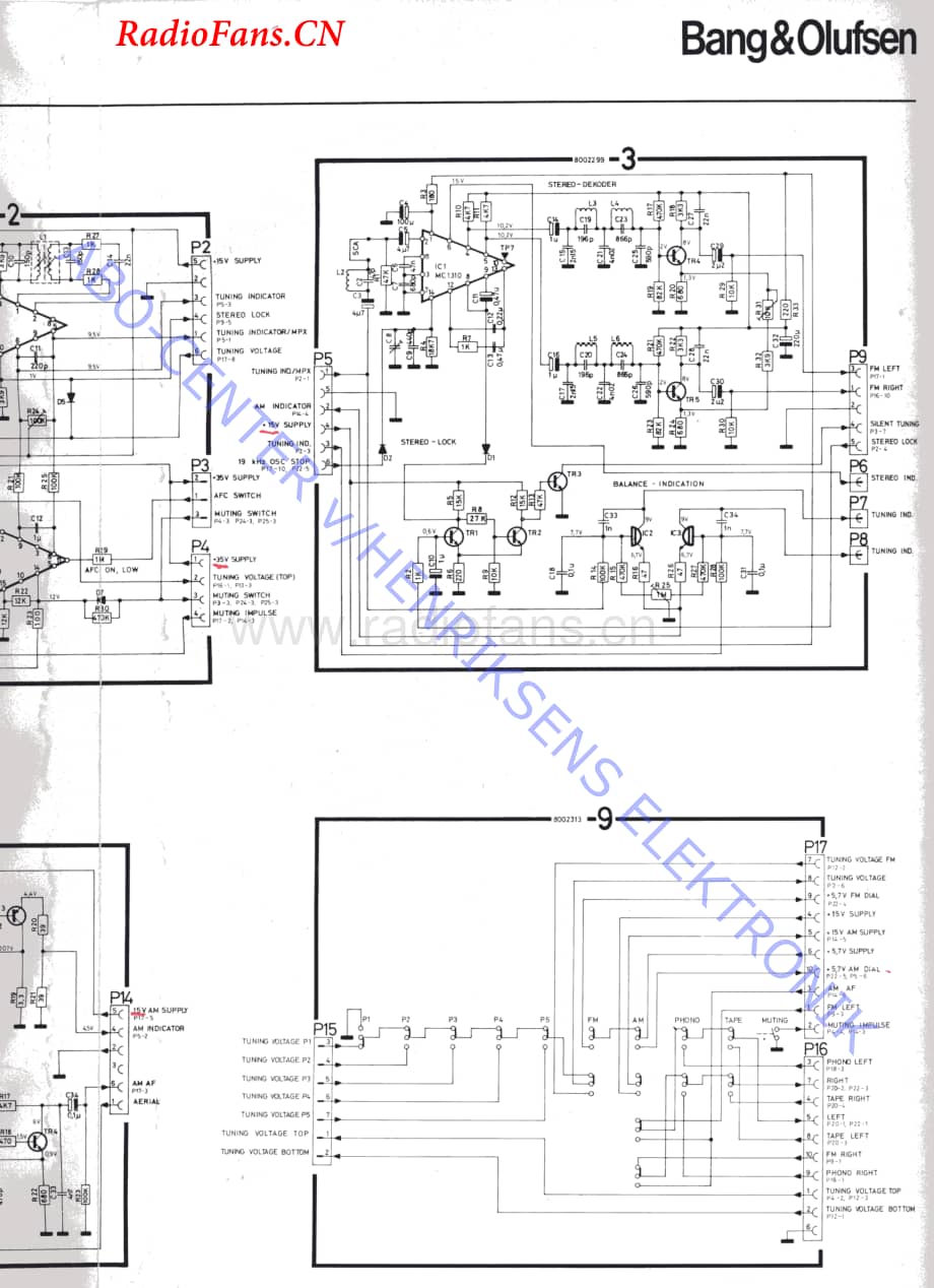 B&O-Beomaster2200-type-1601维修电路图 手册.pdf_第3页