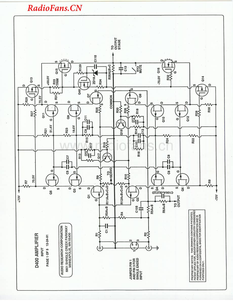 AudioResearch-D400-pwr-sch维修电路图 手册.pdf_第2页