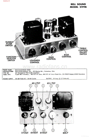 BellSound-2199B-int-sm维修电路图 手册.pdf