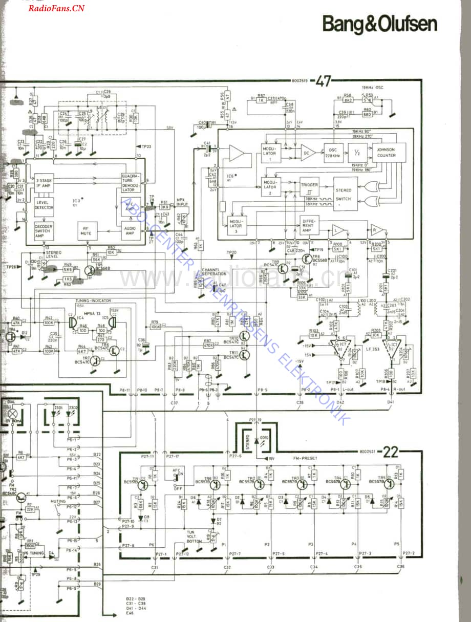 B&O-Beocenter7700-type-1811维修电路图 手册.pdf_第3页