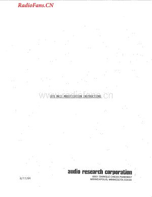 AudioResearch-D70ii-mod-sch维修电路图 手册.pdf