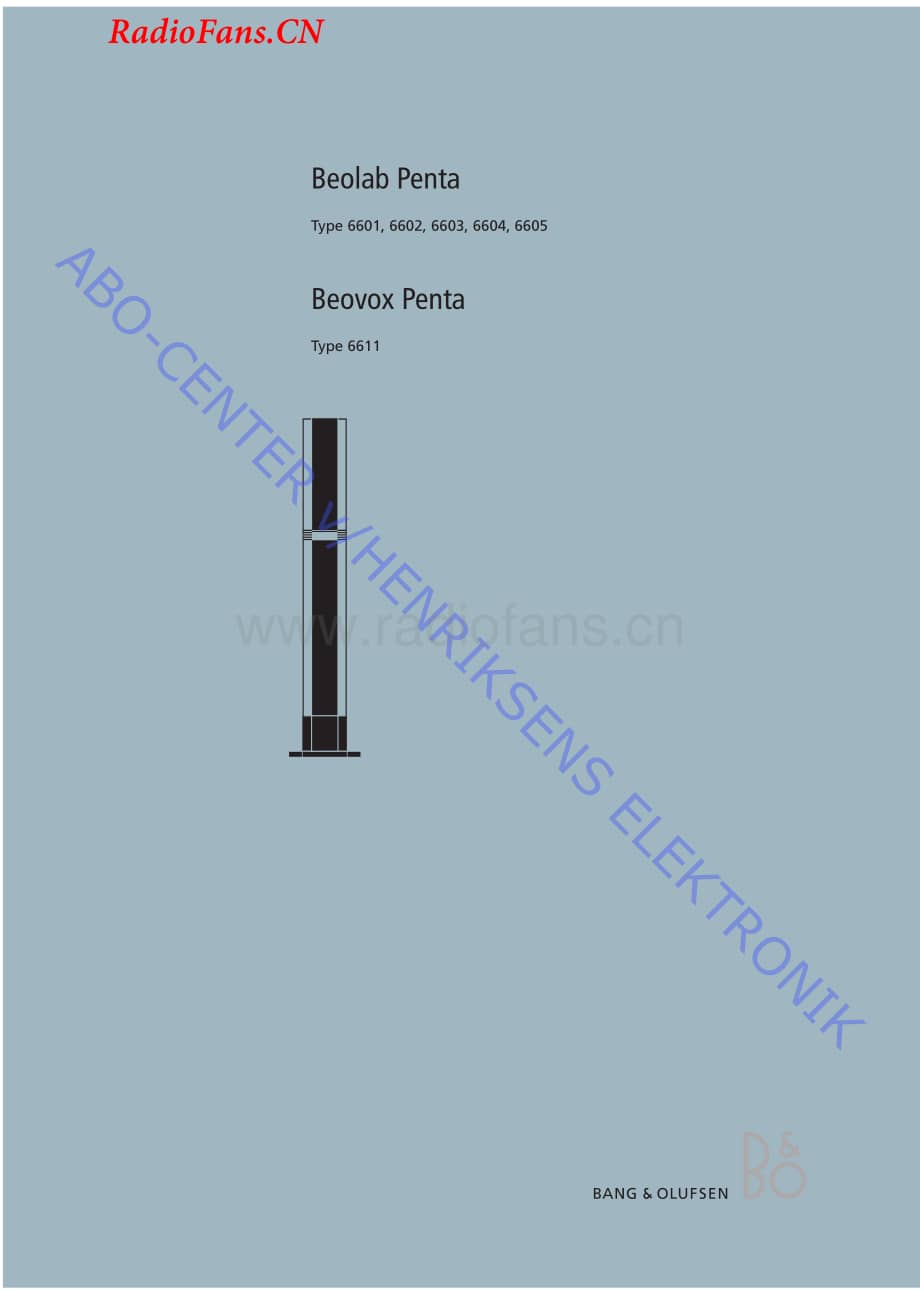 B&O-BeolabPenta-660x维修电路图 手册.pdf_第1页