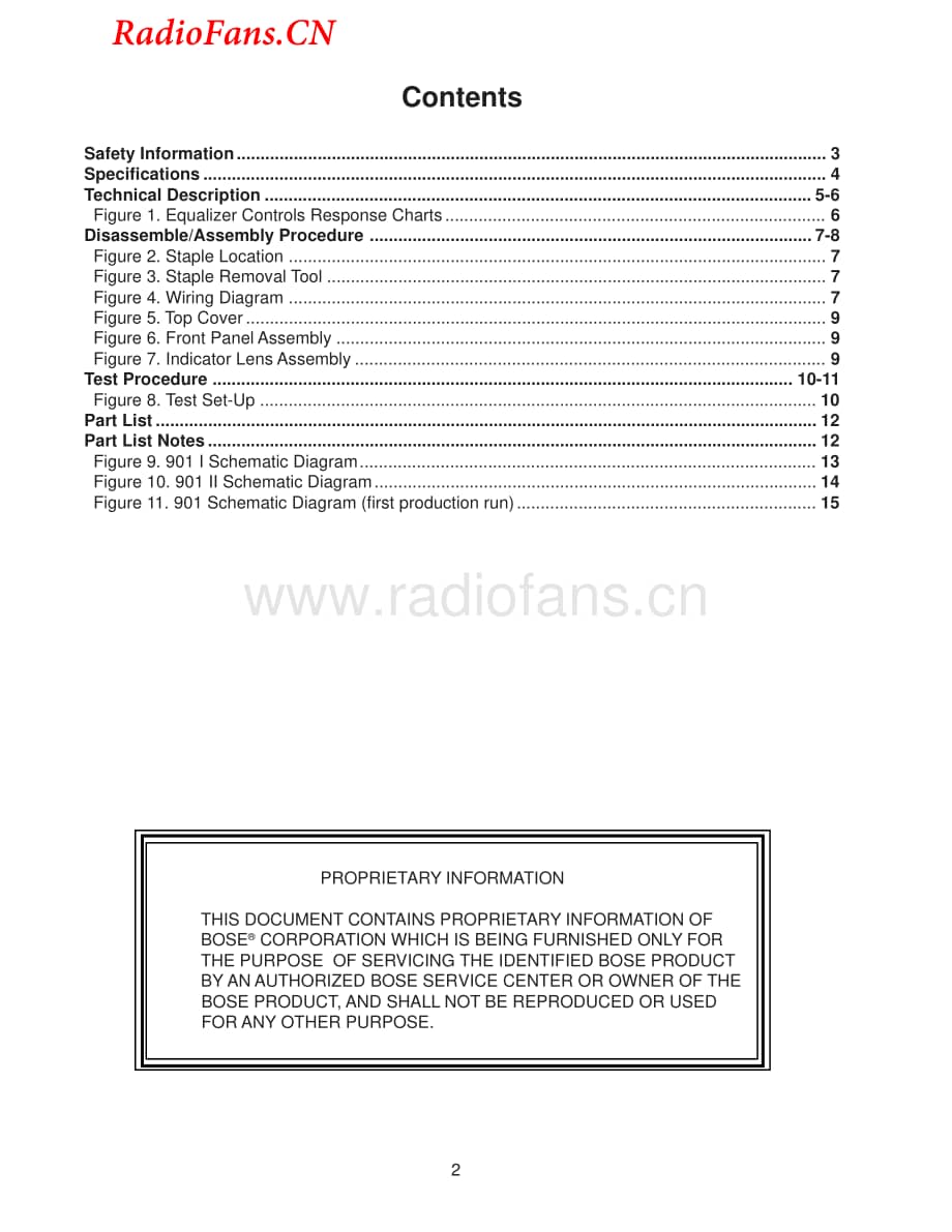 Bose-901I-pwr-sm维修电路图 手册.pdf_第2页