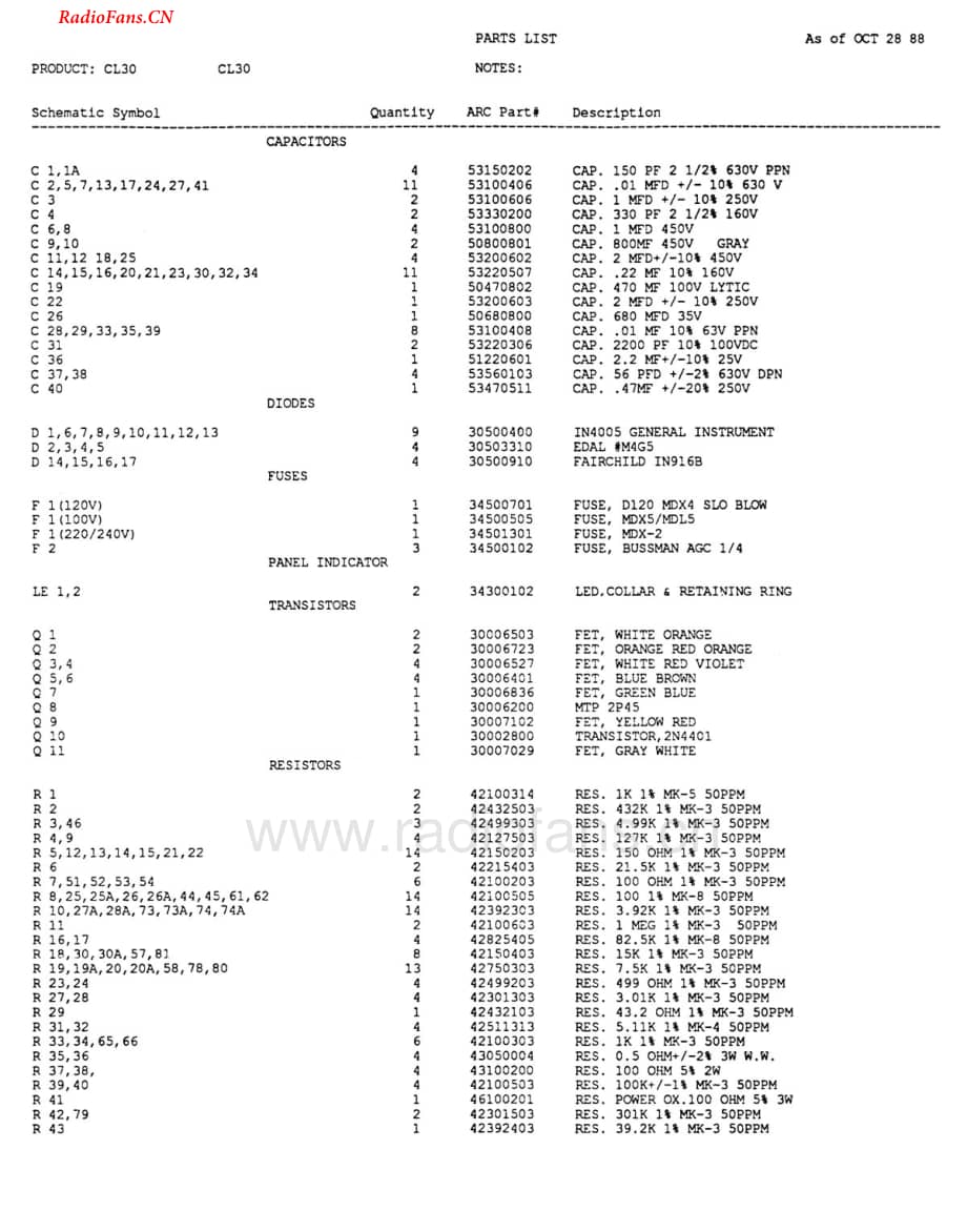 AudioResearch-Classic30-pwr-sch维修电路图 手册.pdf_第3页