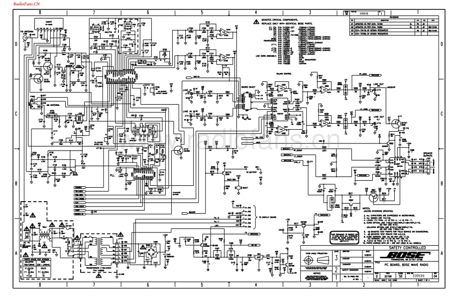 Bose-Wave1994-sch维修电路图 手册.pdf_第1页