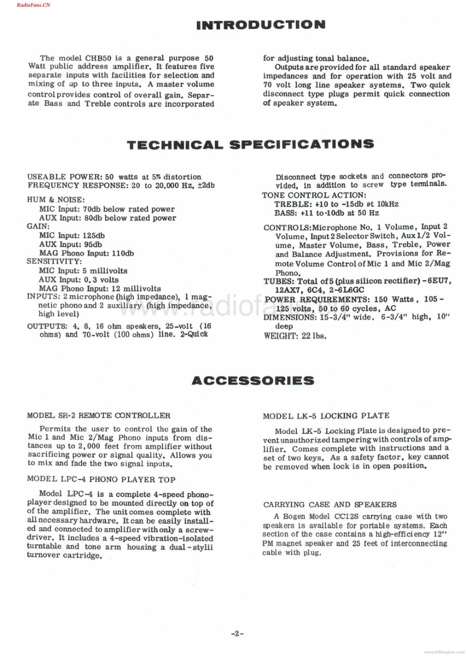 Bogen-CHB50-pa-sm维修电路图 手册.pdf_第2页