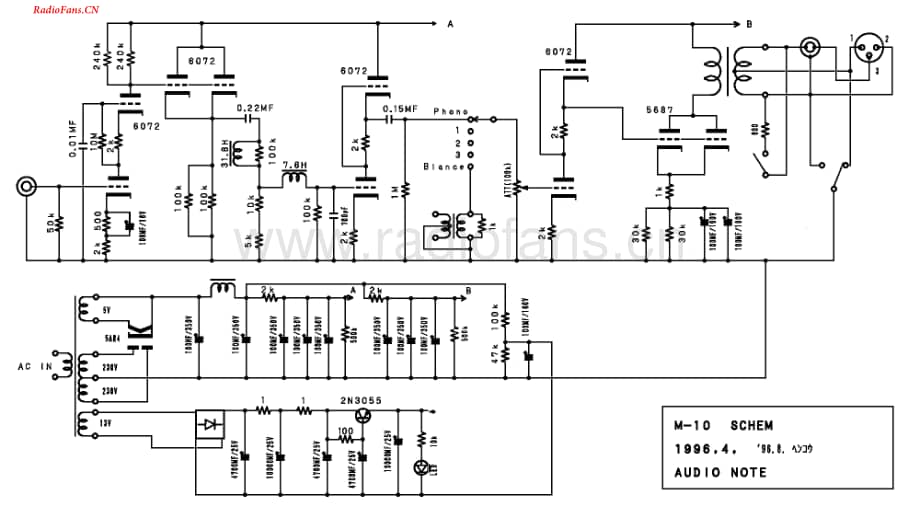 AudioNote-M10-pre-sch维修电路图 手册.pdf_第1页