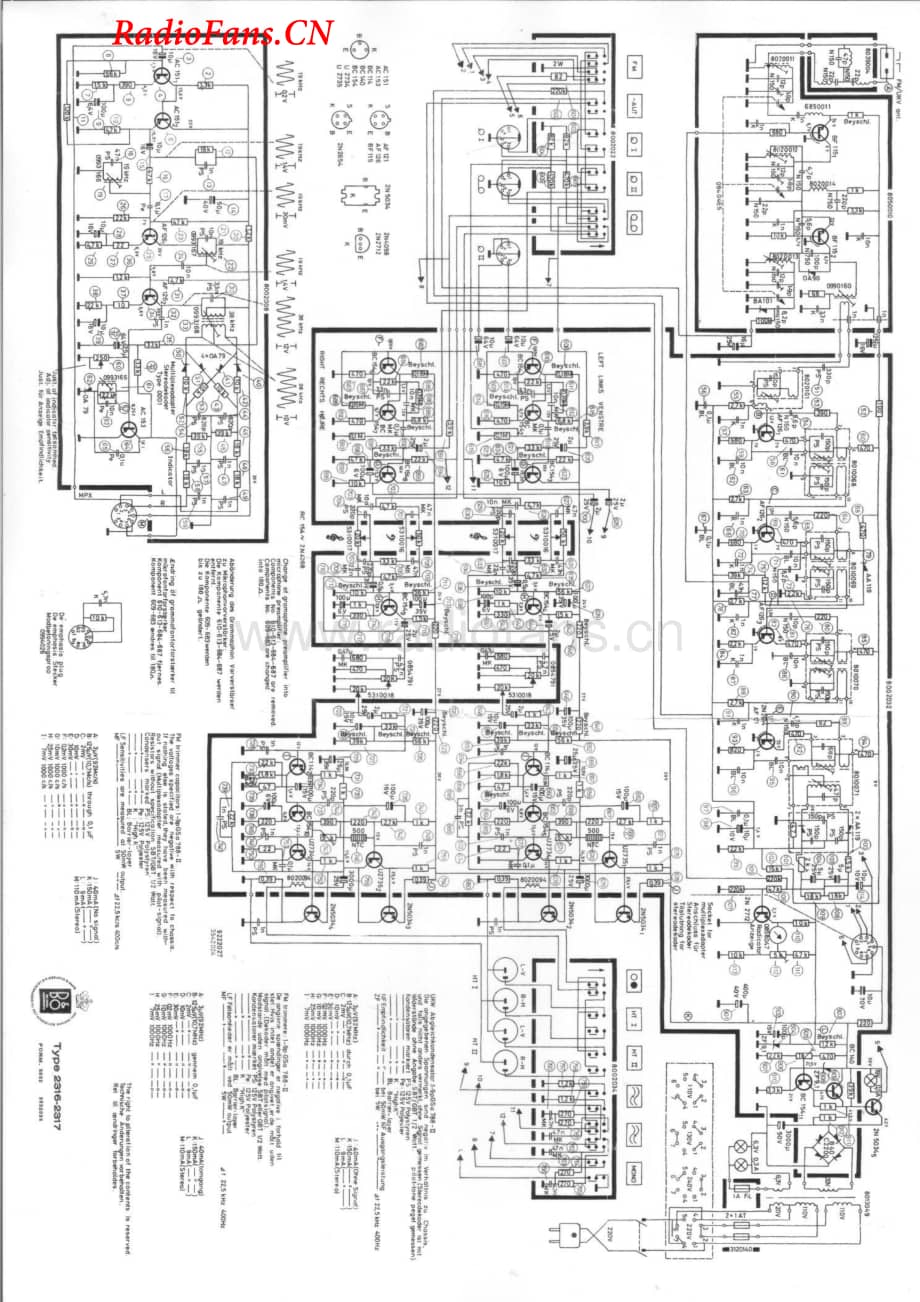 B&O-Beomaster1000-type-231x-1维修电路图 手册.pdf_第1页