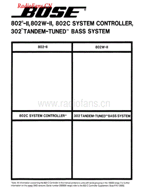 Bose-802W-sc-sm维修电路图 手册.pdf