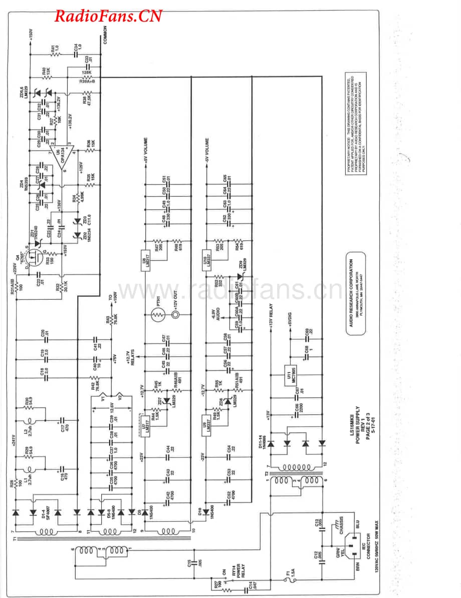 AudioResearch-LS16II-pre-sch维修电路图 手册.pdf_第3页