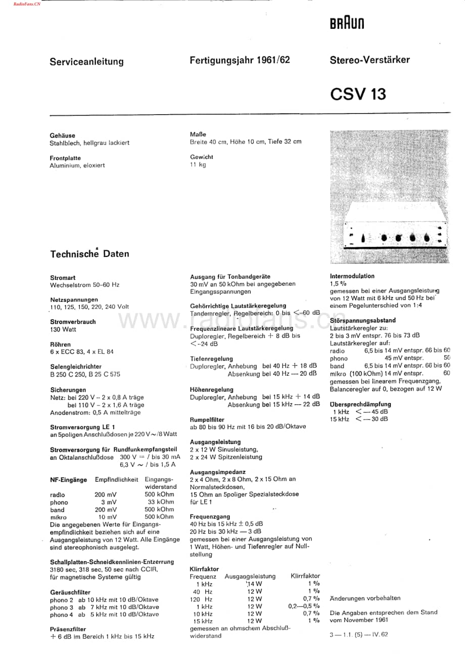 Braun-CSV13-int-sm2维修电路图 手册.pdf_第1页