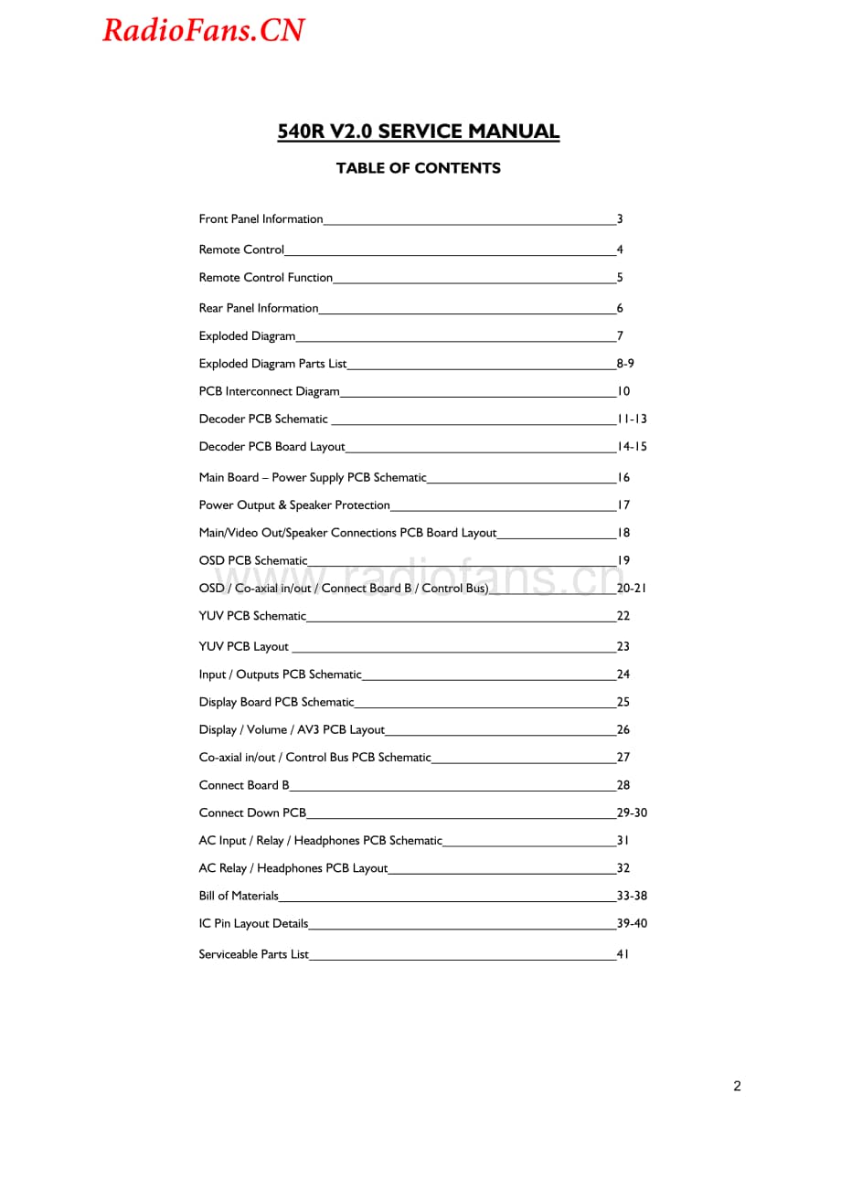 Cambridge-540RII-av-sm维修电路图 手册.pdf_第2页