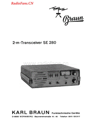 Braun-SE280-fm-sm维修电路图 手册.pdf